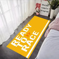 Ready To Race Motorcycle Carpet Garage Mat Racing Cool Moto Display Motorcycle Display Hallway Anti-slip Mat Home Decoration