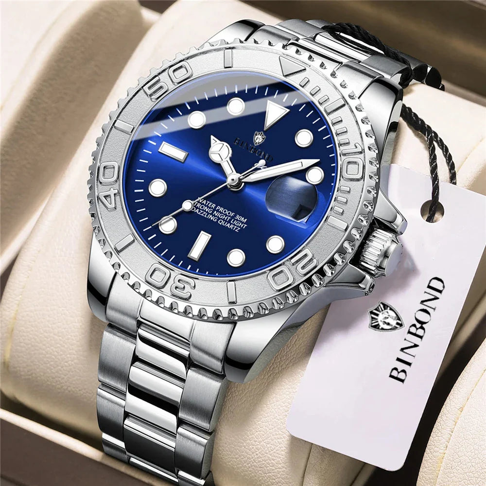 Luxury Watch Man High Quality New Brand Sports Fashion Quartz Wristwatches Men Gifts Automatic Watches Mens Coffee Digital Clock