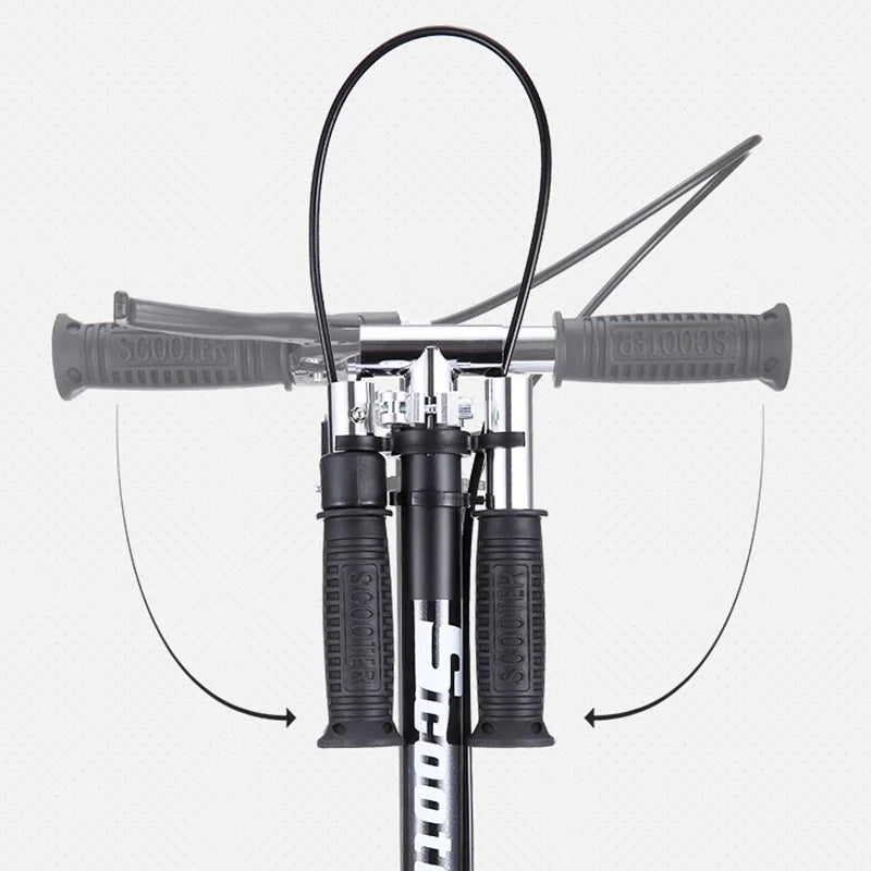 Foldable Adult Kick Scooter – Portable Scooter with Handbrake
