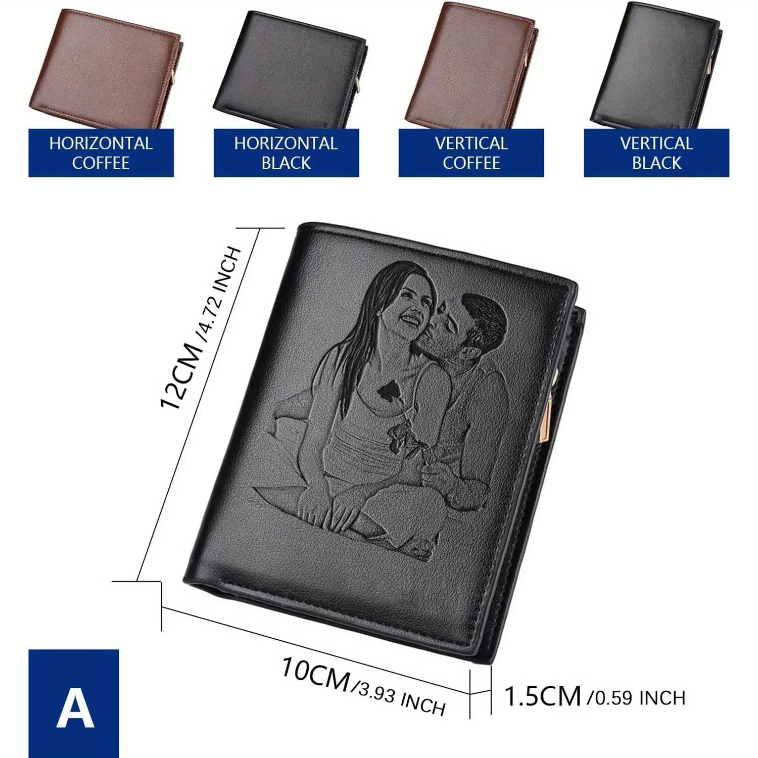 Photo Wallet Personalized Gift for Him