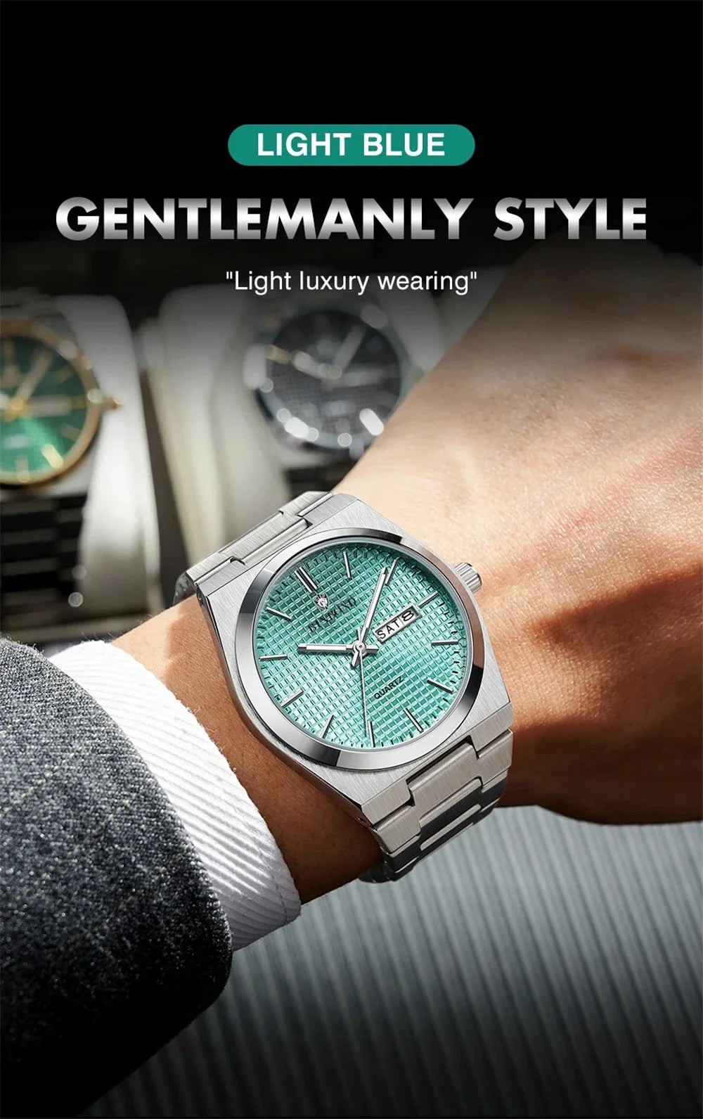 New Digital Luminous Waterproof Mens Watches For Man Luxury Designer Fashion Quartz Wristwatches Automatic Watch Men Clock Gifts