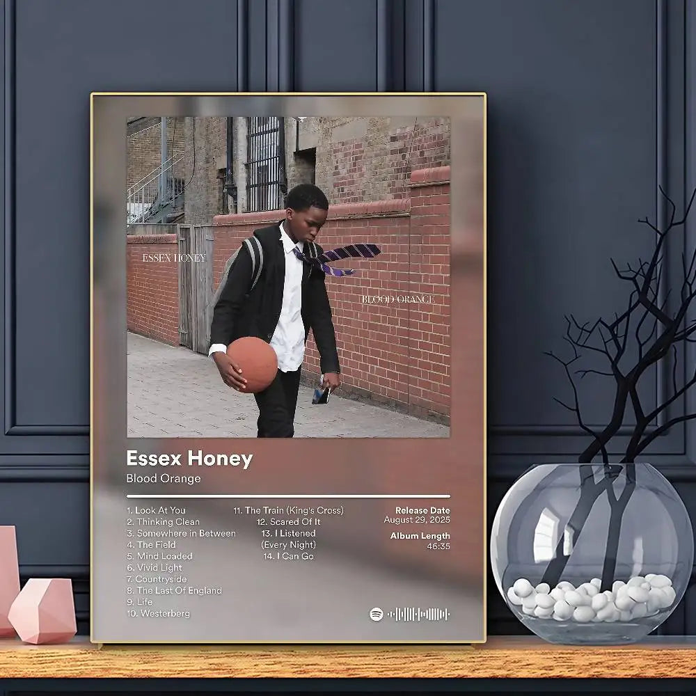 Singer Blood Orange Poster HD Art Sticky Wall Waterproof Home Living Room Bar Decoration
