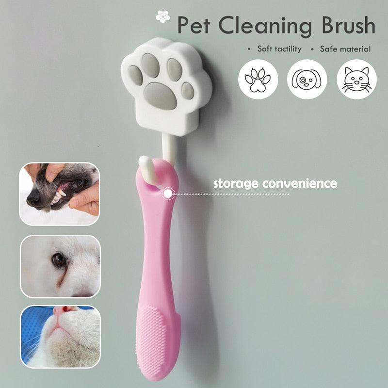Soft Silicone Finger Toothbrush for Pet Dental Care