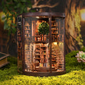 Wisdom Ring 3D Miniature Library DIY Wooden Book Nook Diorama - Image 7