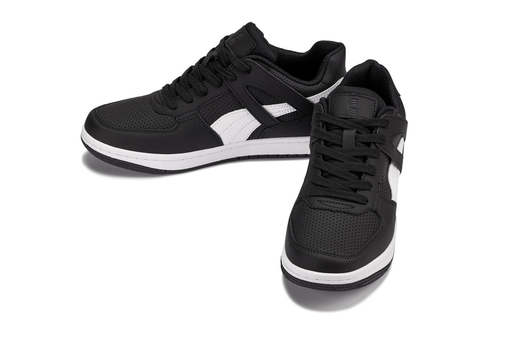 CALTO - S2530 - 2.2 Inches Taller (Black/White) - Contemporary Casual Sneaker