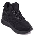 CALTO - S25424 - 3.6 Inches Taller (Black) - Lightweight Work Style Casual Sneak-Boot