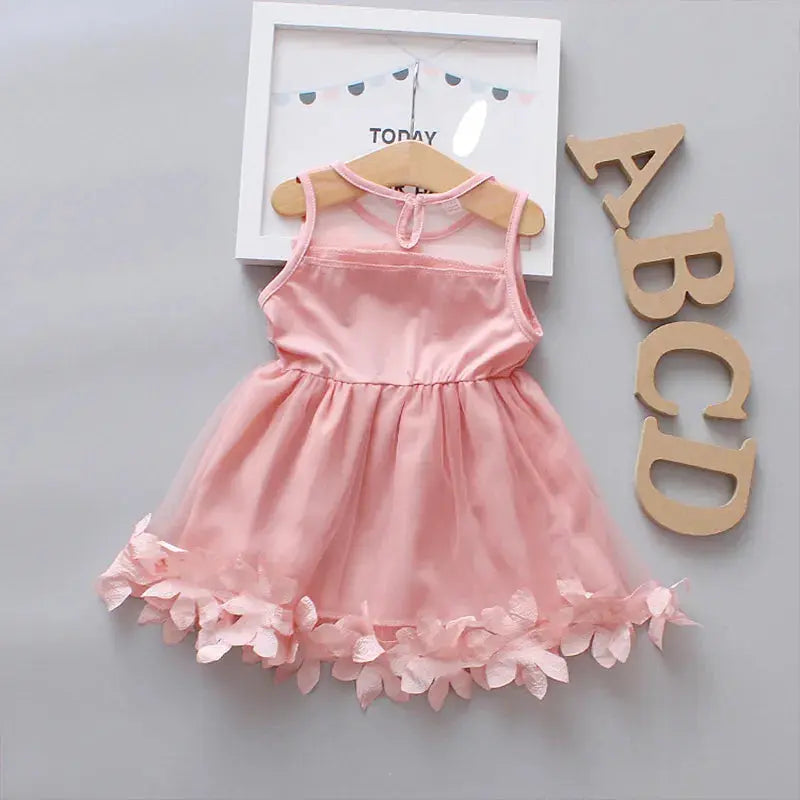 Flower Fairy Baby Girl Party Dresses