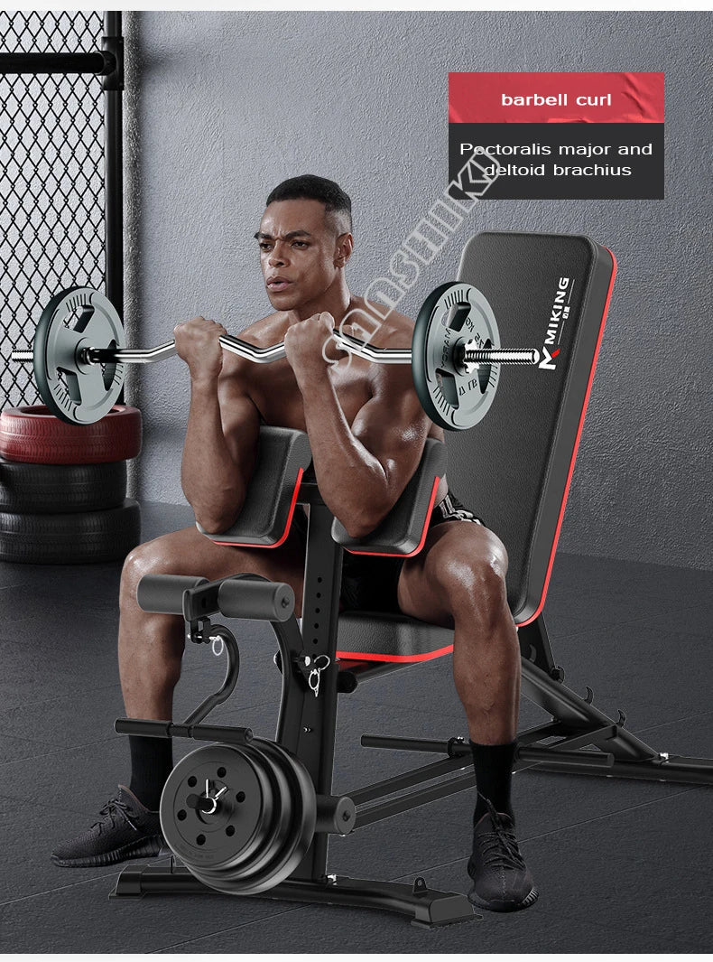 Multi-Function Weightlifting Bench – Adjustable Home Gym Fitness Bench