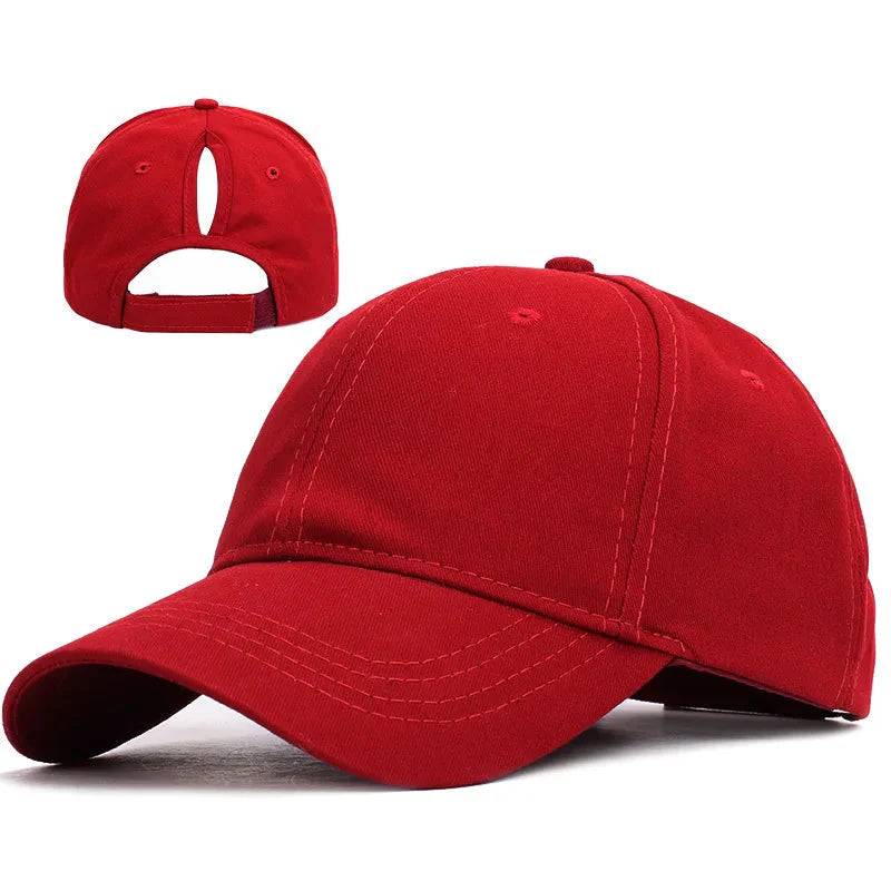 Women’s High-Ponytail Baseball Cap