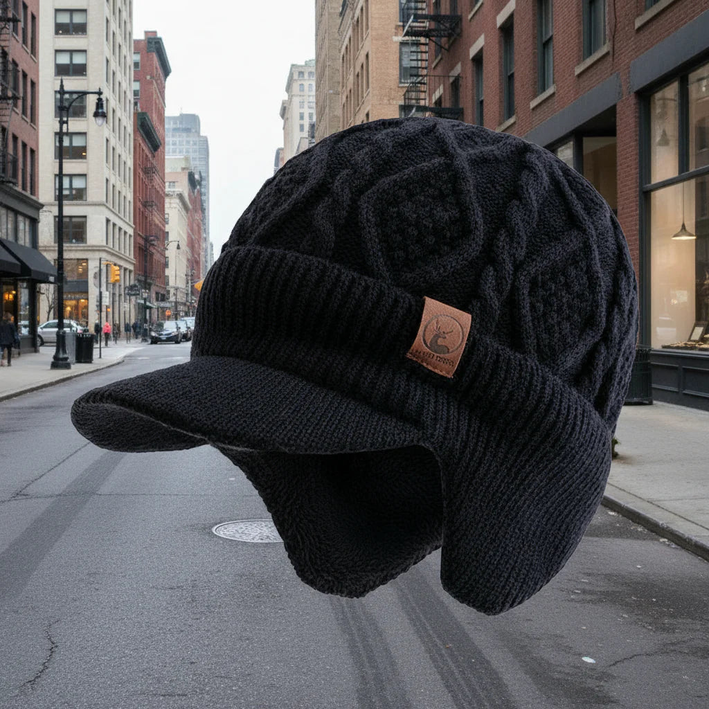 Unisex Winter Hat – Plush Fur-Lined Earflap Beanie