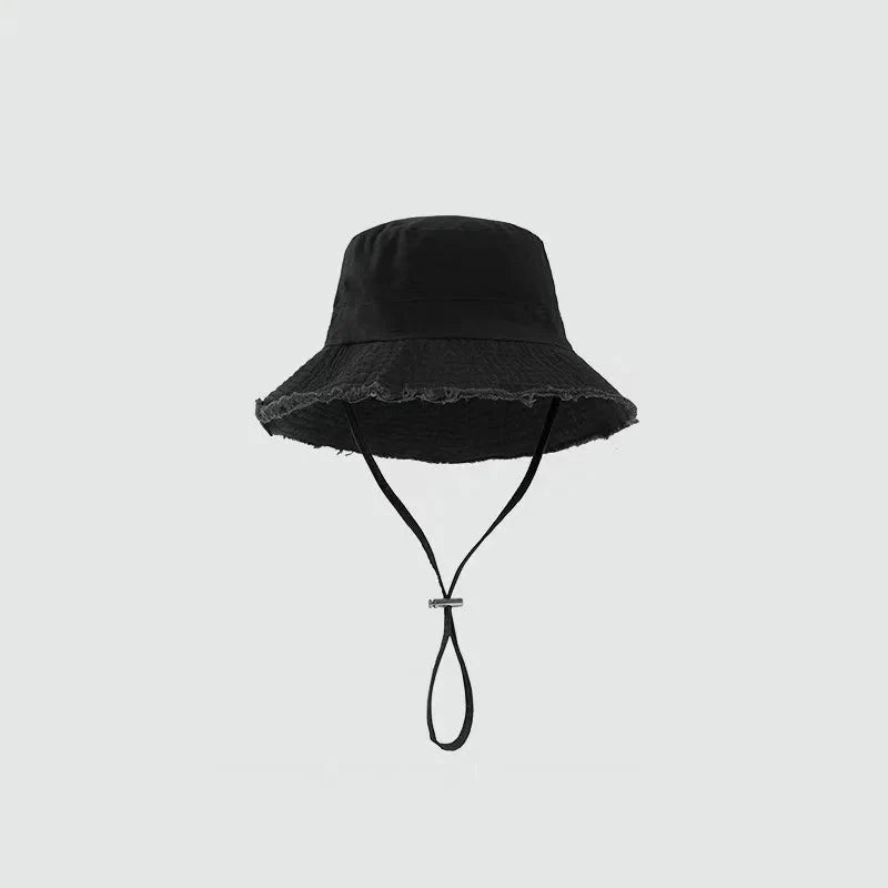 Unisex Tassel Cotton Bucket Hat