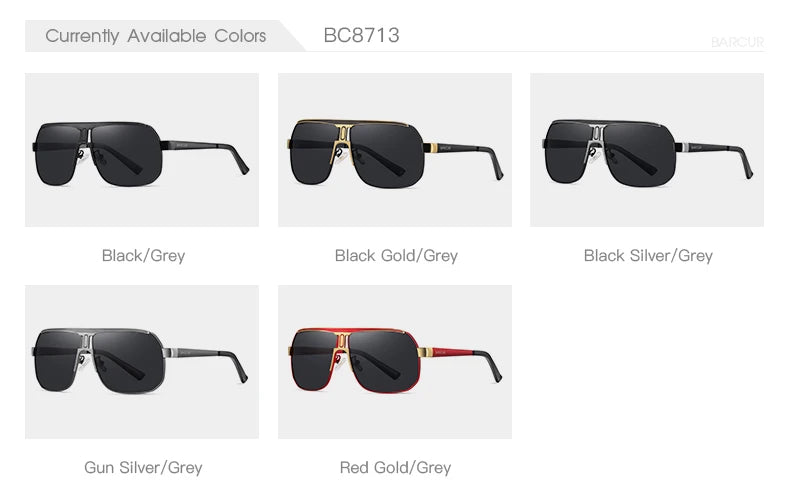 Polarized Sports Sunglasses with UV400 Protection for Outdoor Use