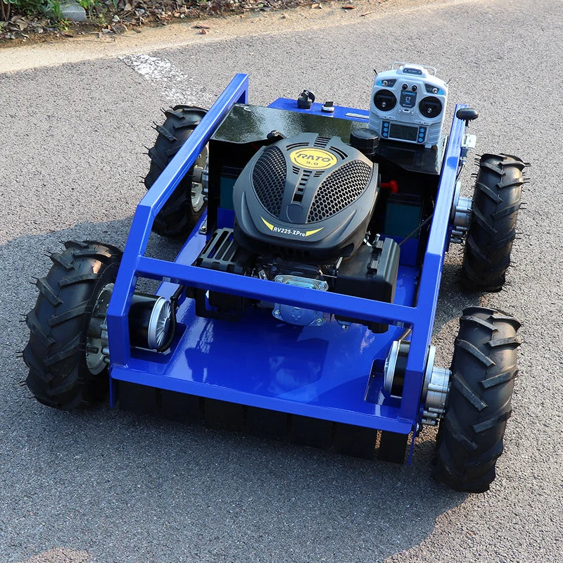 Four-Wheel Push Lawn Mower for Home Gardens