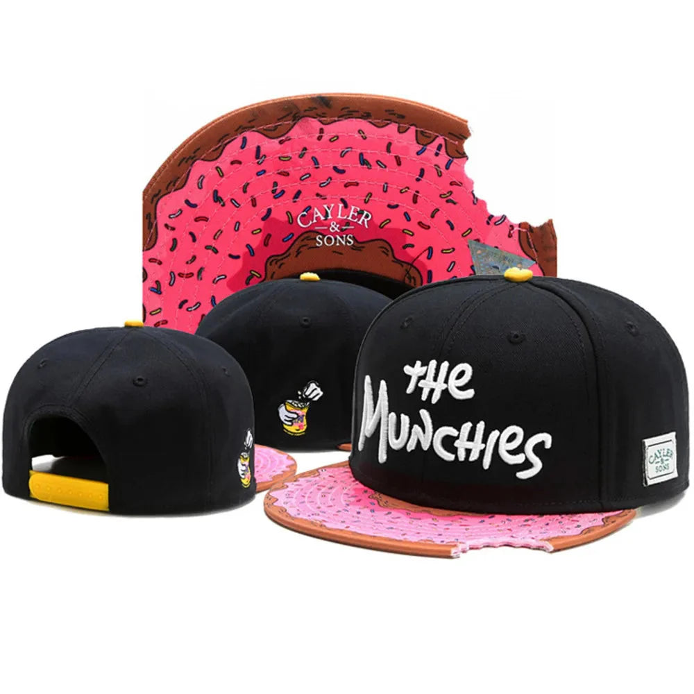 Skull Hand Snapback Hat – Flat Bill Adjustable Baseball Cap