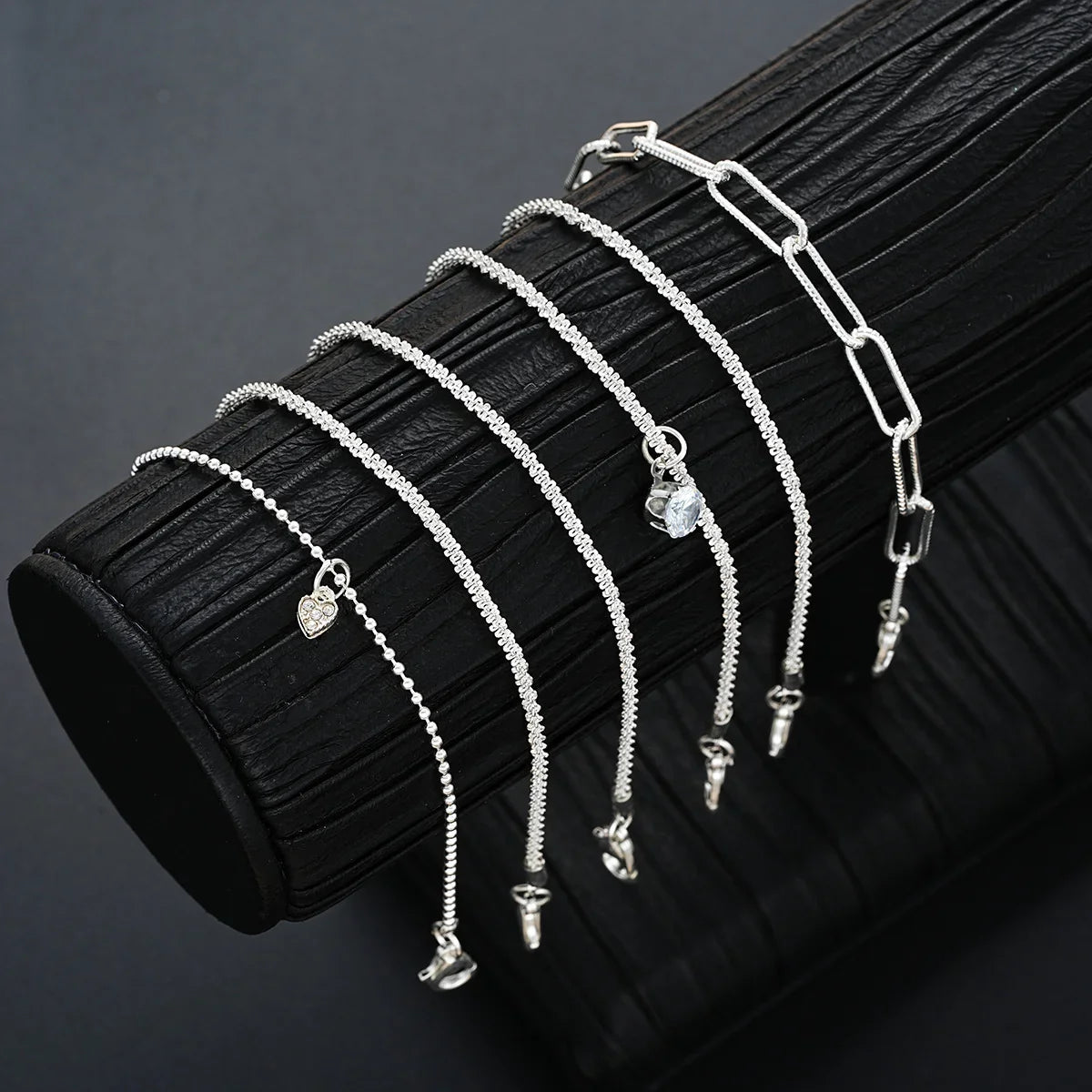 6 Pcs Fashion Gold Color Sparkling Adjustable Bracelets Set for Women Elegant Fine Bracelet New Wedding Party Jewelry Gifts