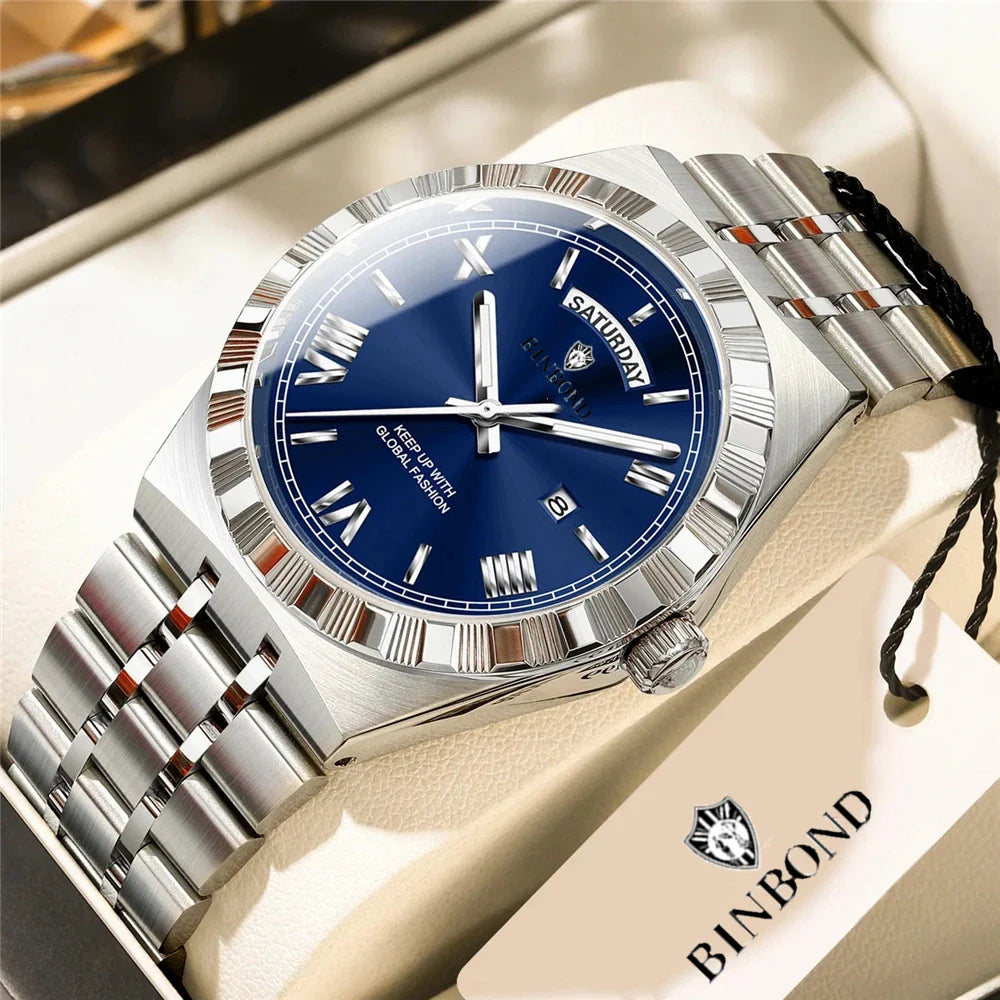 New Mens Automatic Watches For Man High Quality Brand Fashion Quartz Wristwatches Luxury Watch Men Gifts Sports Digital Clock