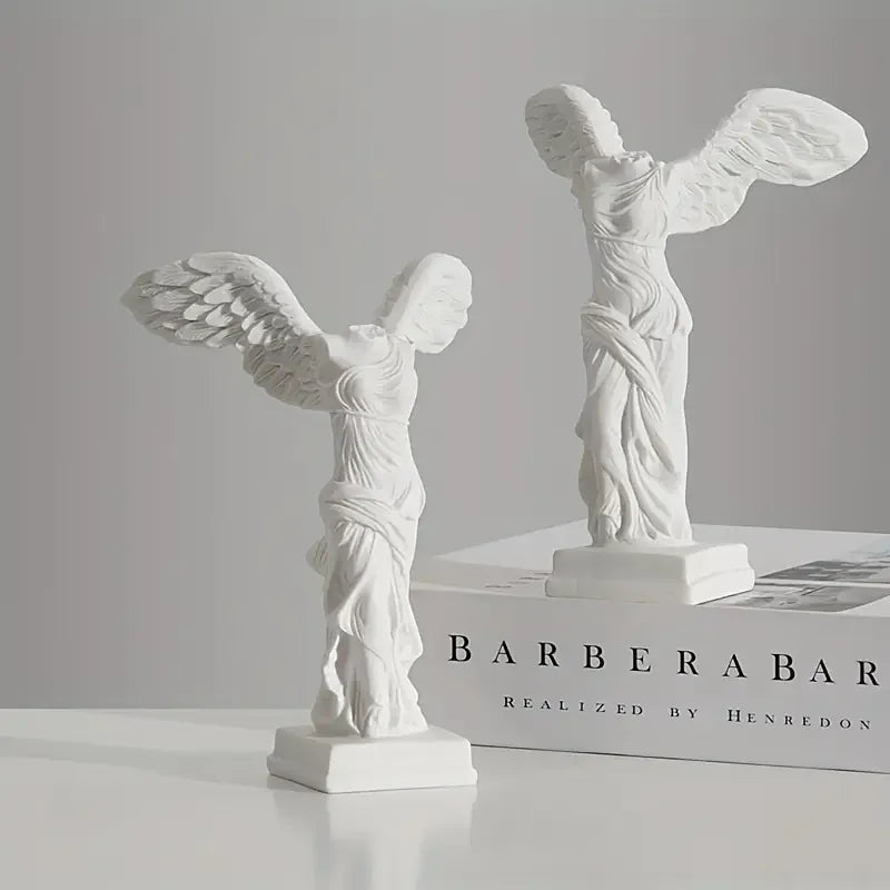 Winged Victory Goddess Statue Greek Roman Resin Home Ornament - Image 5