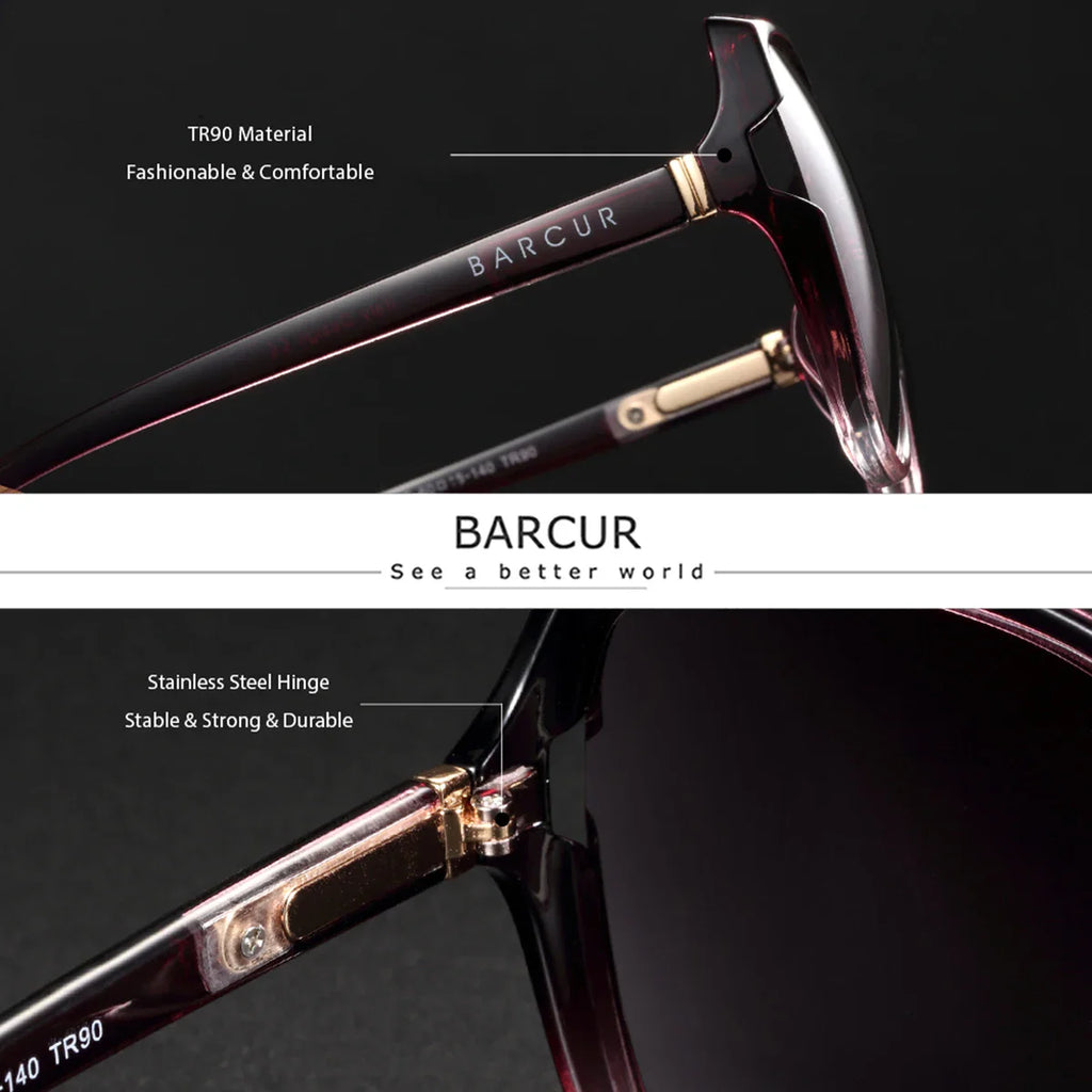 Oversized Square Polarized Sunglasses for Streetwear Style