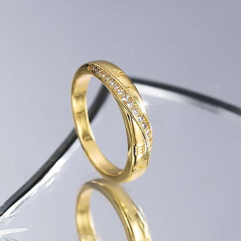925 Sterling Silve Fashion Wedding Ring For Women Micro Paved Cubiz Zircon Finger Rings Female Engagement Jewelry Accessories