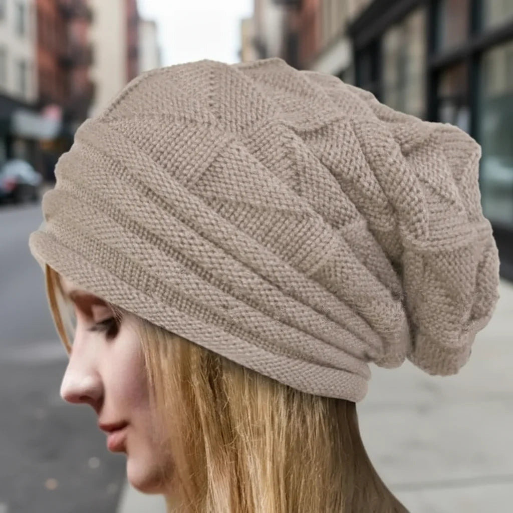 Oversized Slouchy Knitted Beanie