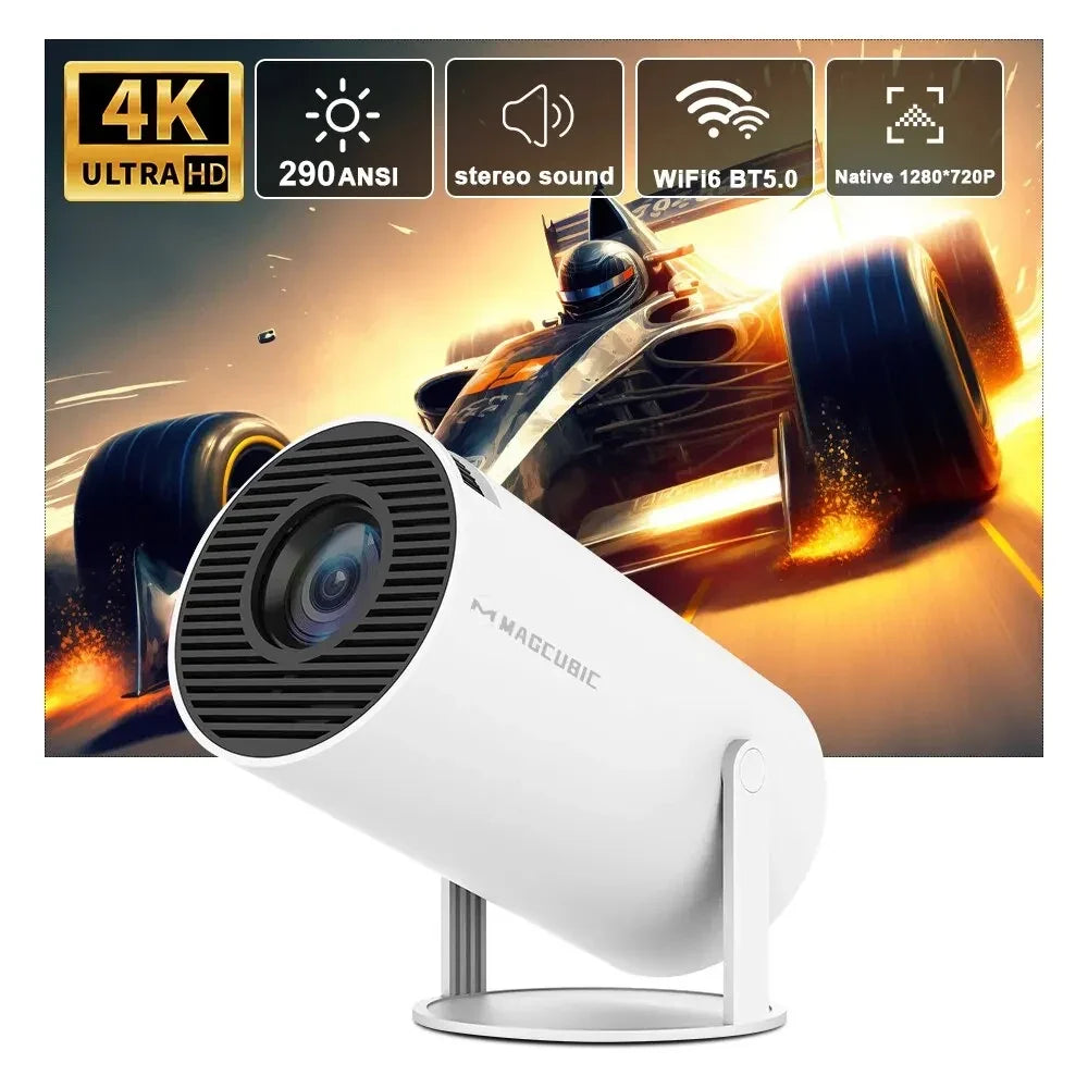Magcubic Projector HY300 PRO 8K Android 14 Dual Wifi6 290ANSI Allwinner H726 BT5.4 1080P 1280*720P Home Cinema Outdoor Projetor