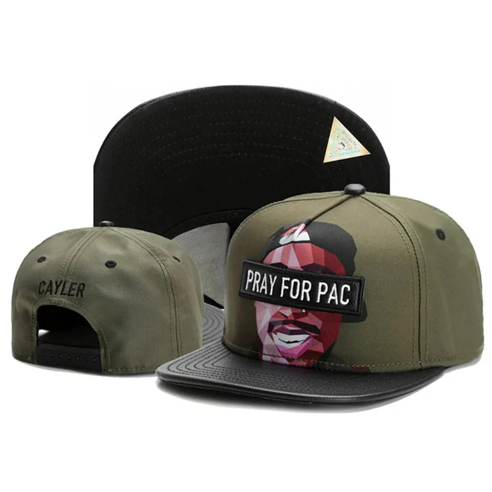 Classic Snapback Hat – Flat Bill Adjustable Baseball Cap