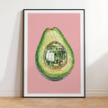 Disco Ball Avocado Wall Art Prints Canvas Painting Poster Picture For Living   Kids BedRoom Home Decor