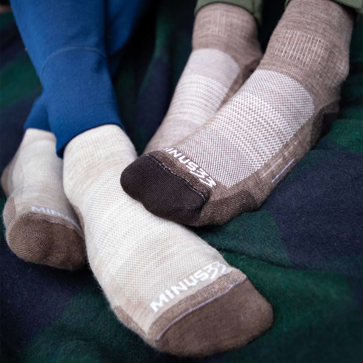 Microweight Full Cushion Mini Crew Wool Socks