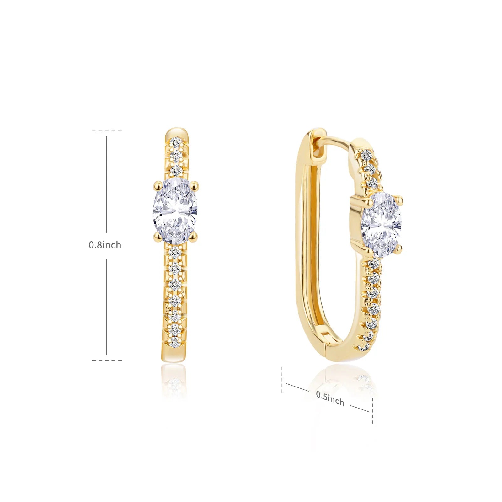 Minimalist Zircon Round Earring For Women Stainless Steel Irregular Earring Fashion Party Wedding Jewelry Gift Bijoux Femme 2022