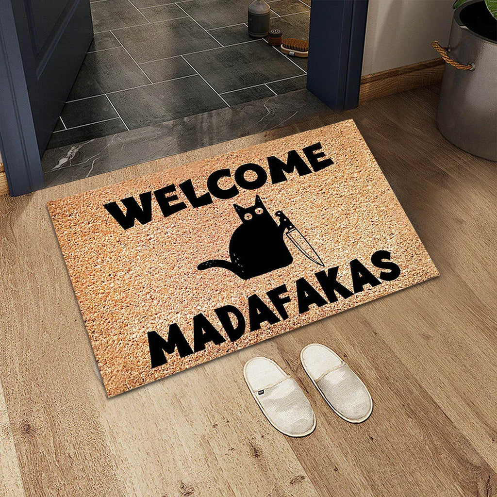 VIKAMA Cartoon Ins Style Crystal Velvet Anti-fouling Floor Mat Home Porch Absorbent Anti-slip Kitchen Floor Mat