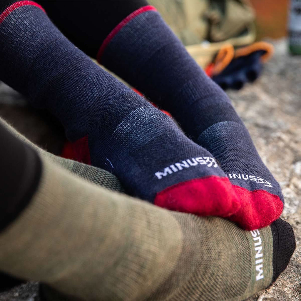 Mountain Heritage Microweight Crew Cushion Wool Performance Socks