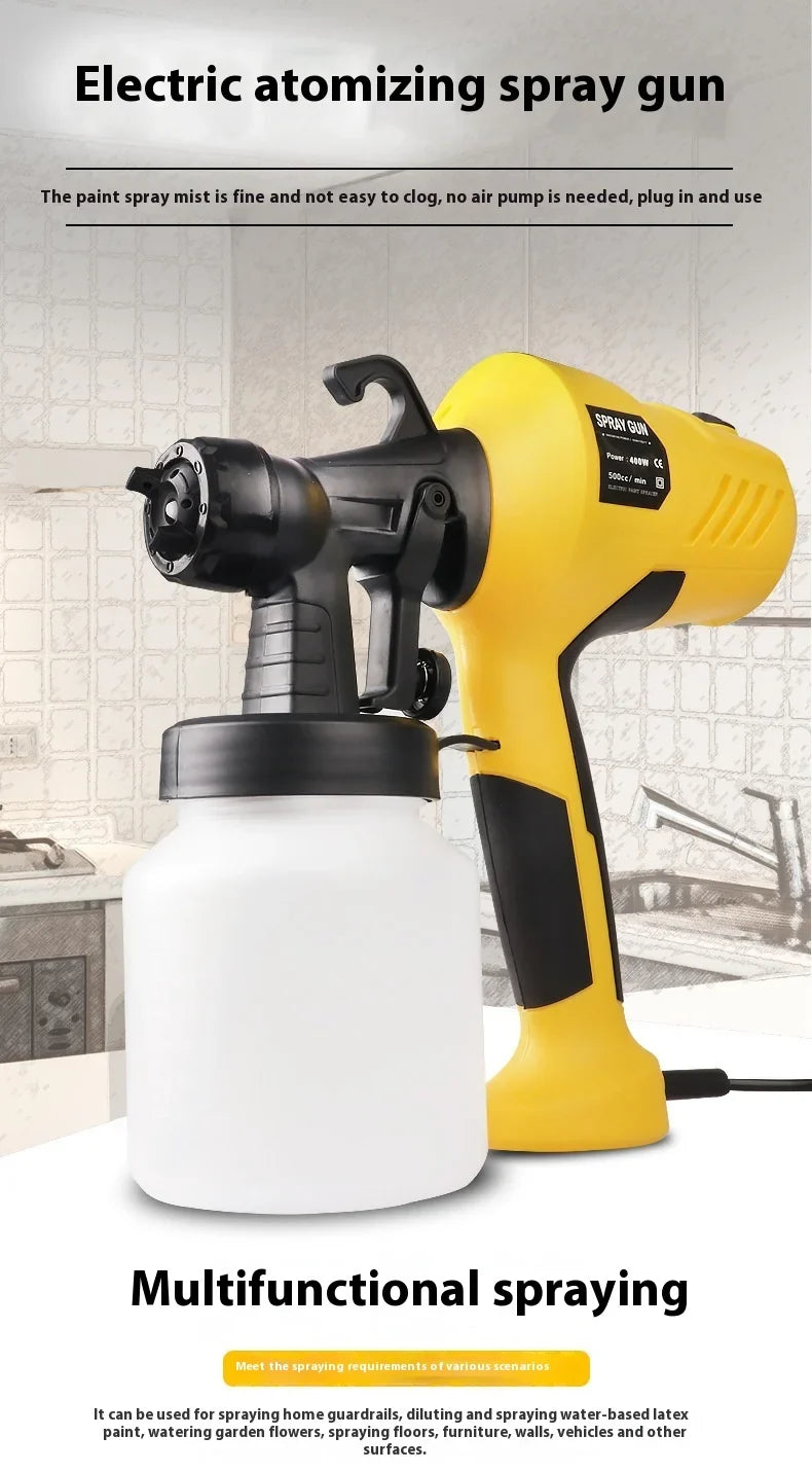 Portable Electric Paint Sprayer – Handheld Spray Gun for Home & Furniture