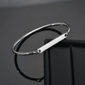 Afirstee Stainless Steel Engrave Name Bracelet For Women Custom Gold Color Date Letter Bracelets Jewelry Gift