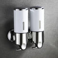 Wall Mounted Shampoo and Soap Dispenser, 1 2 3-Tube Shower Dispenser 500-1500ml