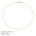 eManco Adjusta Long Layered Pendant Necklace  Stainless Steel Necklace Chocker Necklaces for Women Fashion Jewelry YX26925