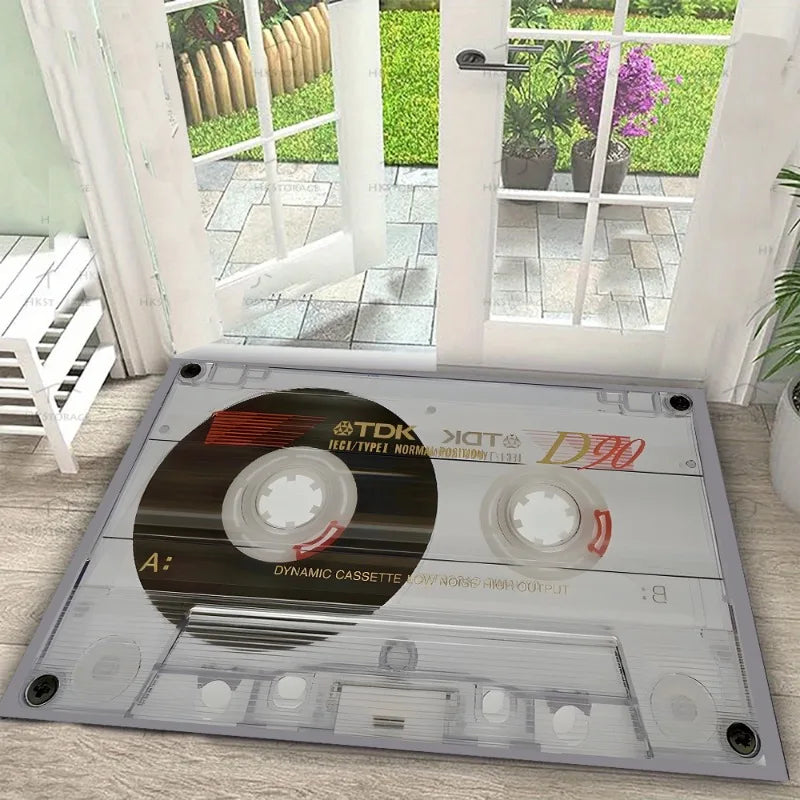 Carpet Optical Illusion Mat Infinite Tunnel Rug 3D Visual Door Mat Entrance Floor Mat Home Decoration Indoor Outdoor Use Fashion