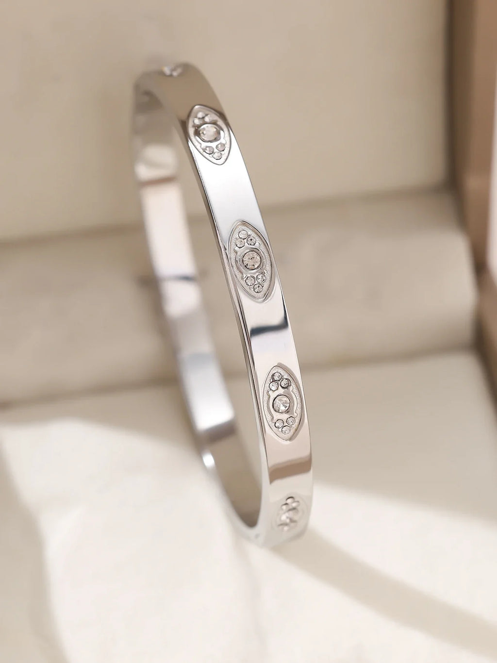 1pieces/set women's wedding jewelry party holiday Valentine's Day gift stainless steel bracelet plated with 18K gold bracelet