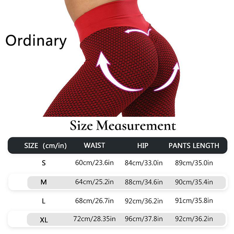High Waisted Tummy Control Lift Up Yoga Pants Peach Butt Leggings