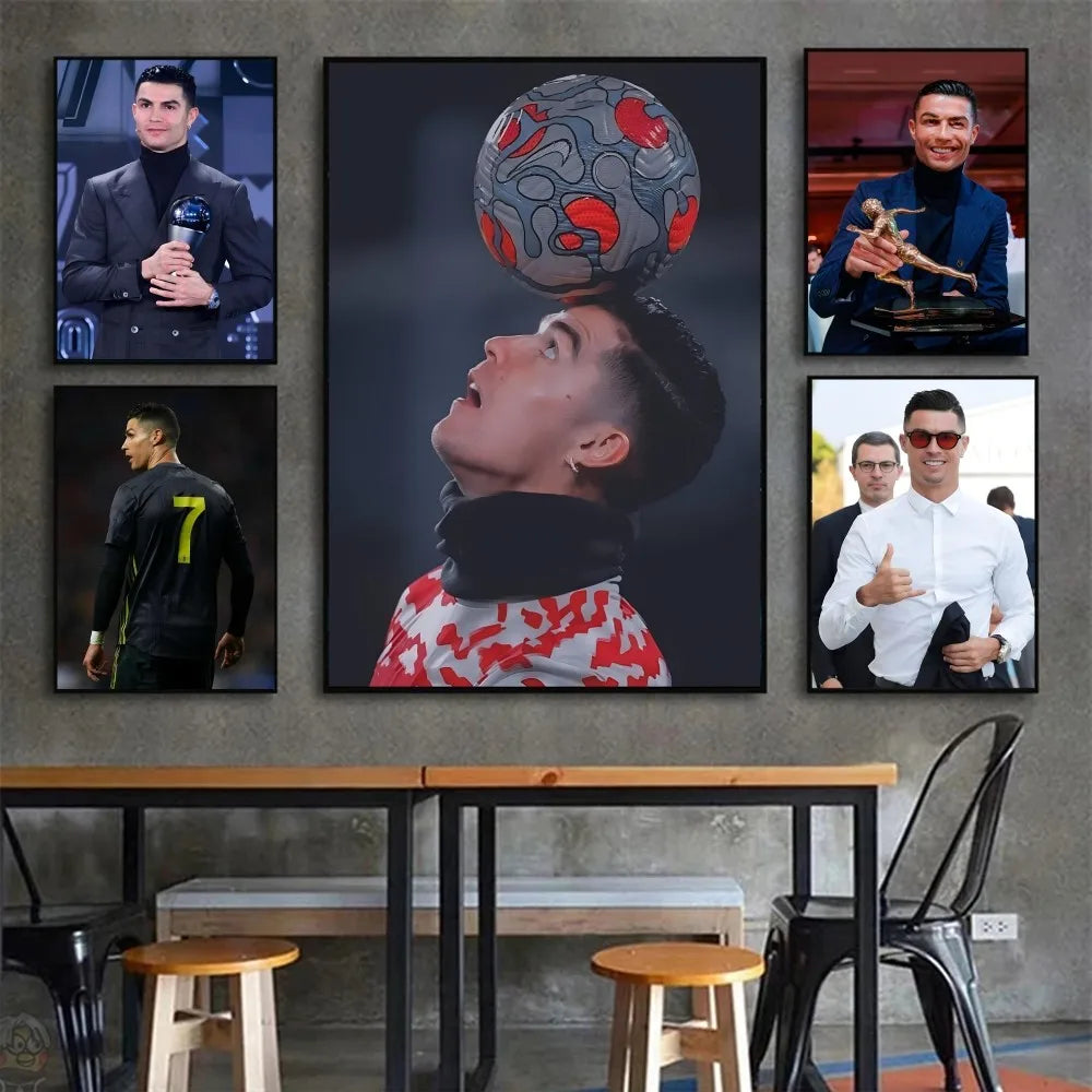 C-Cristiano Ronaldo Poster HD Posters Home Room Bar Cafe Decor Art Wall Painting Picture