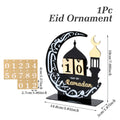 Acrylic Ramadan Countdown Calendar Ornaments Gifts Eid Mubarak Ramadan Decor For Home 2025 Kareem Islam Muslim Party Supplies