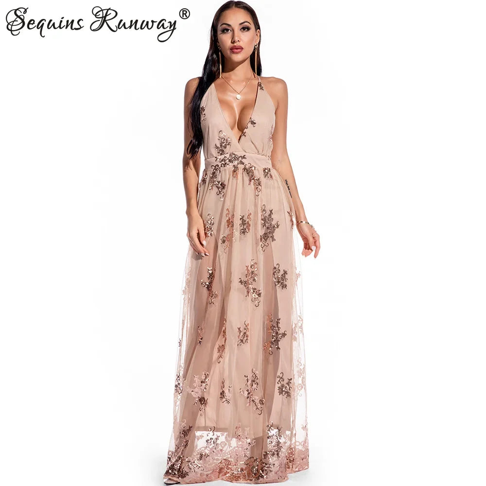 Sexy vintage maxi party prom  backless bodycon evening Long Dresses