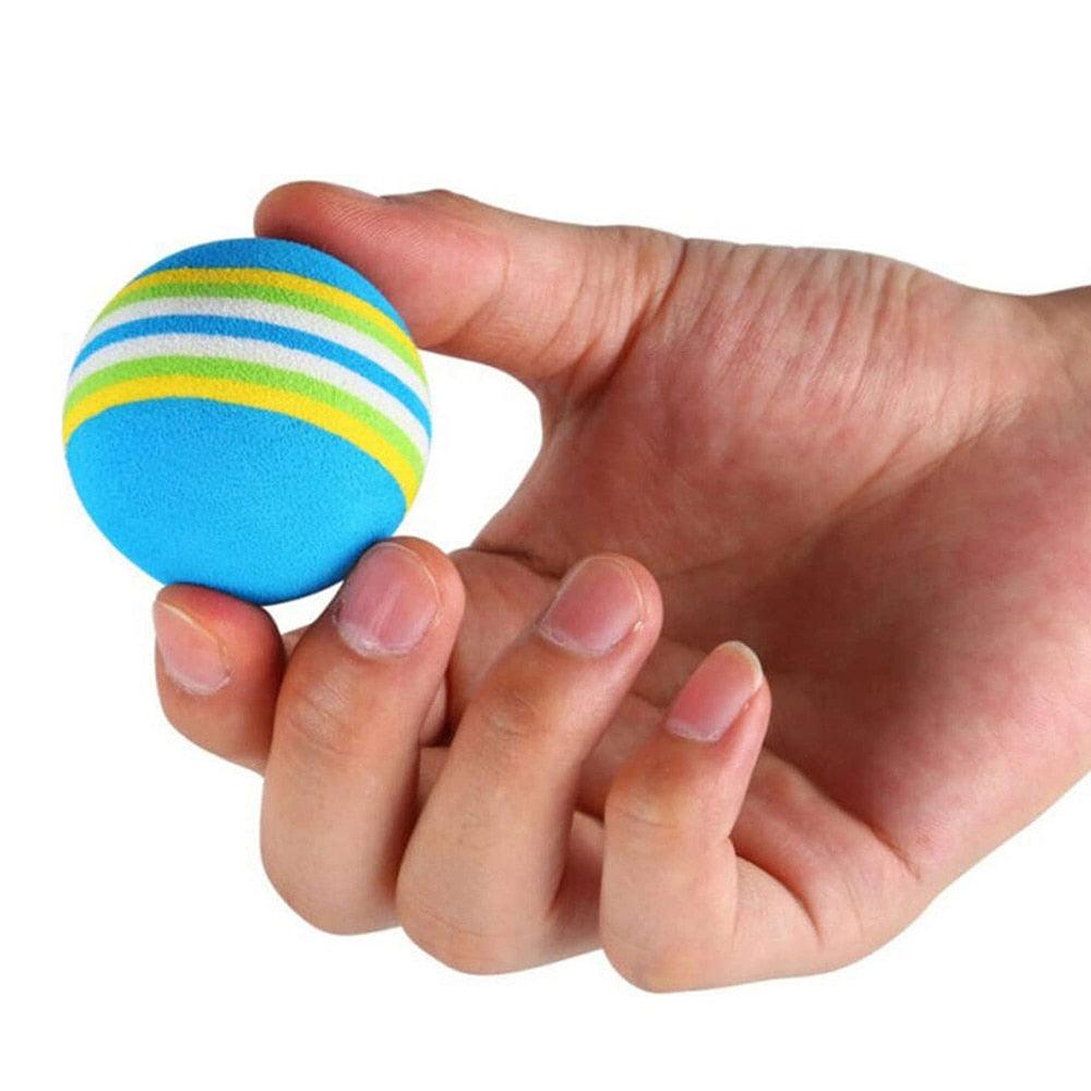 10pcs Interactive Soft Foam Cat Toy Balls for Indoor Chase