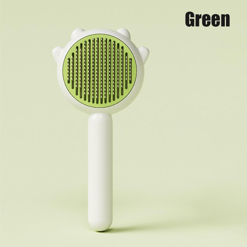 Self-Cleaning Pet Grooming Brush for Dogs and Cats - 140° Comb