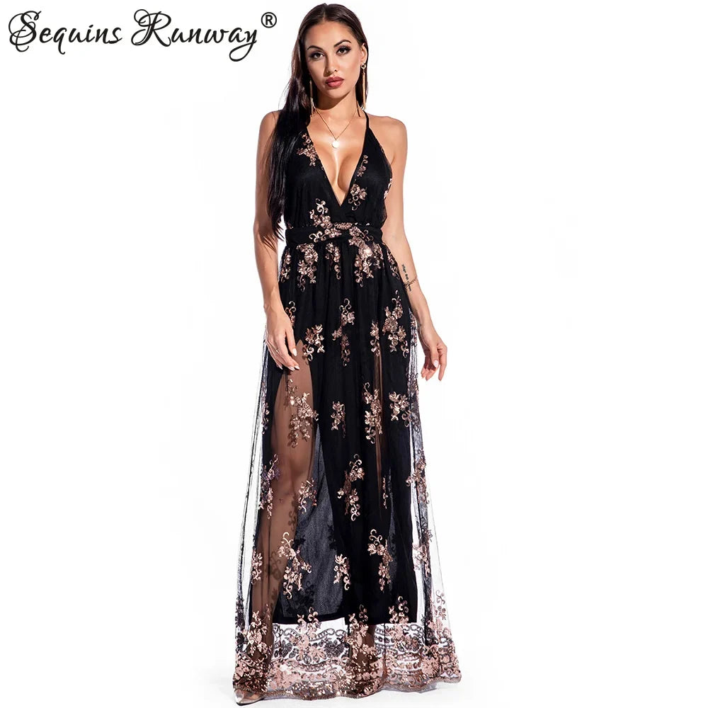 Sexy vintage maxi party prom  backless bodycon evening Long Dresses