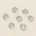 10Pcs/Pack 14/18K Gold Color Plated Open Jump Rings Split Rings Connector For Necklace Bracelets Jewelry Making Accessories