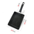 Japanese Tamagoyaki Omelet Pan Non-Stick Frying Pot Thickened Square Pans Induction Gas Stove Universal Egg Pancake Frying Pan