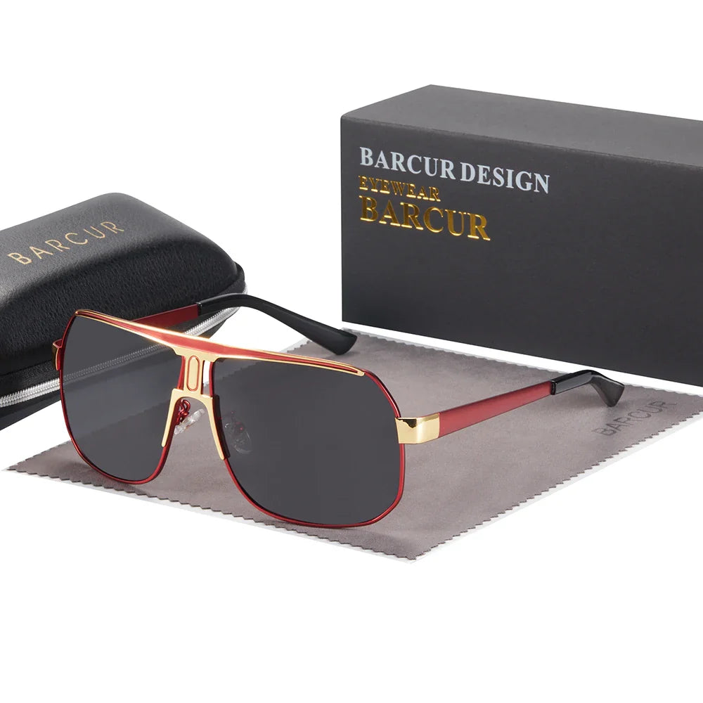 Polarized Sports Sunglasses with UV400 Protection for Outdoor Use
