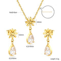 Crystal Jewelry Set Waterproof Sparkle  Shine