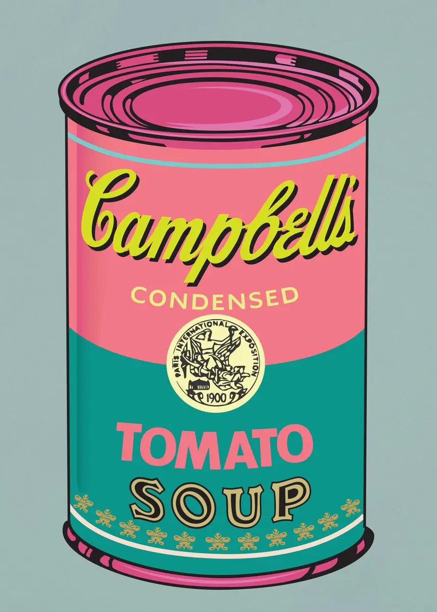 Andy Warhol Pop Art Tomato Soup Poster Canvas Painting Vintage Kitchen Art Aesthetic Decor Home Room Wall Decoration Retro Decor