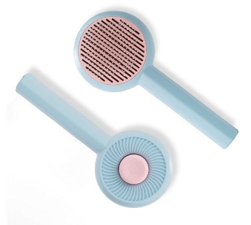 Self-Cleaning Pet Grooming Brush for Dogs and Cats - 140° Comb